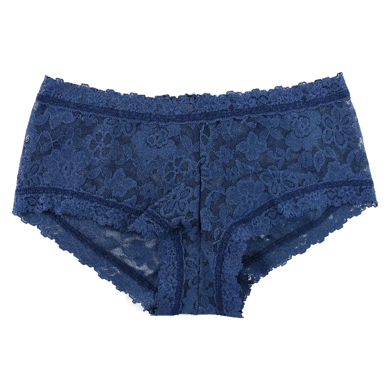 Daily Lace Boyshort | Nightshade (Blue) Ruffled Lace Dress