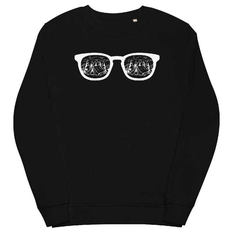 Sonnenbrille und Camping 1 - Unisex Premium Organic Sweatshirt Cozy Sweatshirts for Fall