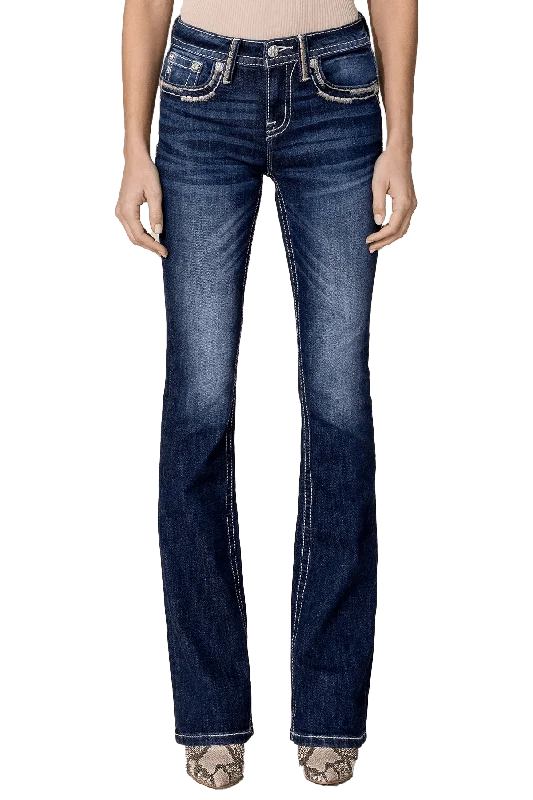 Miss Me Stitch Bootcut Jeans