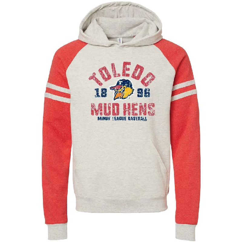 Toledo Mud Hens Issues Color Blocked Raglan Hoodie Classic Women’s Sweatshirt