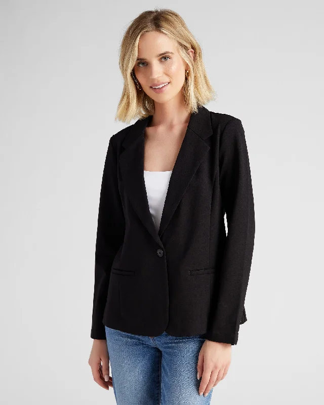 Fitted Single Button Blazer