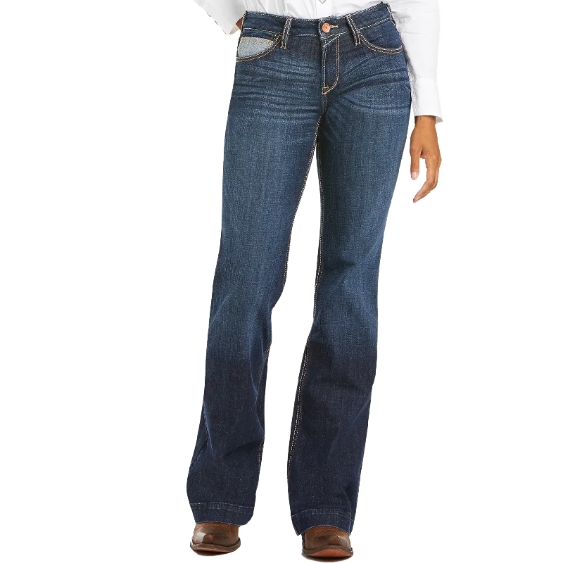 Ariat Women's Trouser Rise Mia Wide Leg Jeans