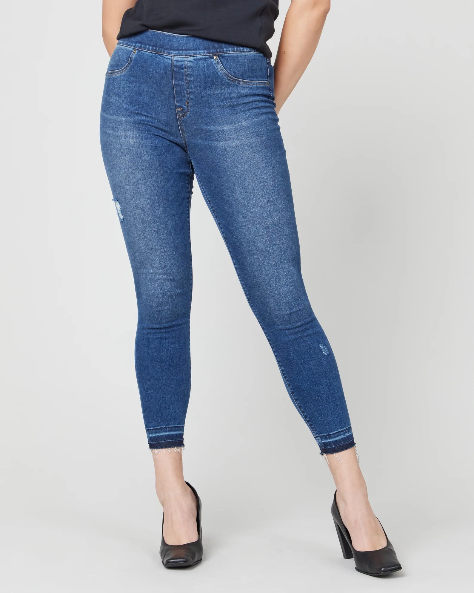 Spanx Medium Wash Denim Legging