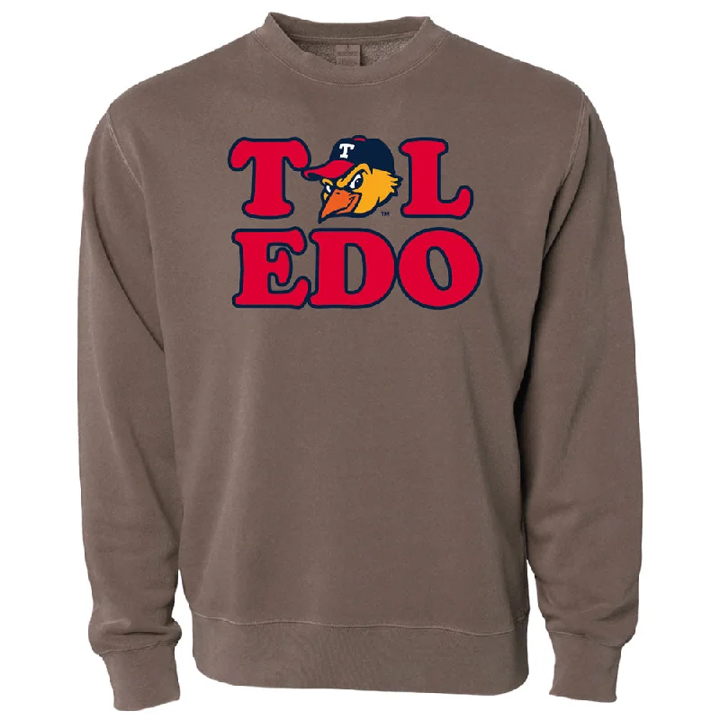 Toledo Mud Hens Collins Toledo Head Crewneck Sweatshirt Fashion Hoodie Sweatshirt