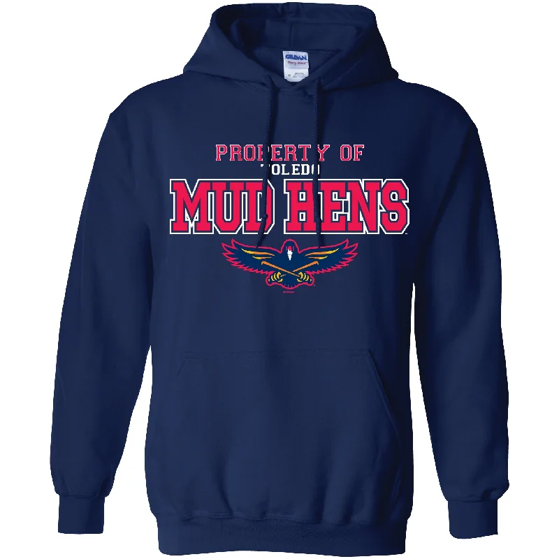 Toledo Mud Hens Real Hen Logo Property Of Hood Lightweight Hoodie Sweatshirt