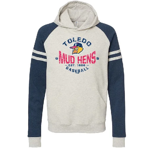 Toledo Mud Hens Gear Color Blocked Hooded Sweatshirt Warm Hoodie Sweatshirt Style