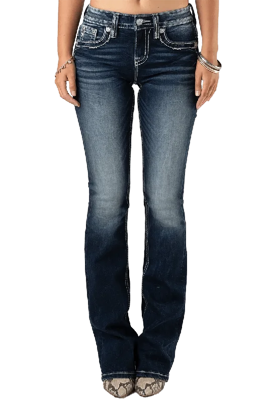 Miss Me Women's Zaggin Bootcut Jeans