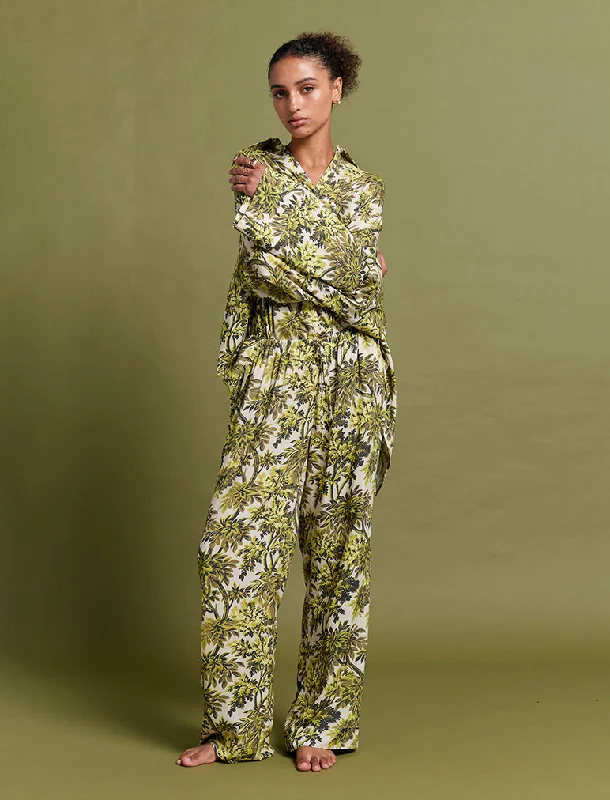 Karen Walker Canopy Wide Leg Pant Party pajama sets