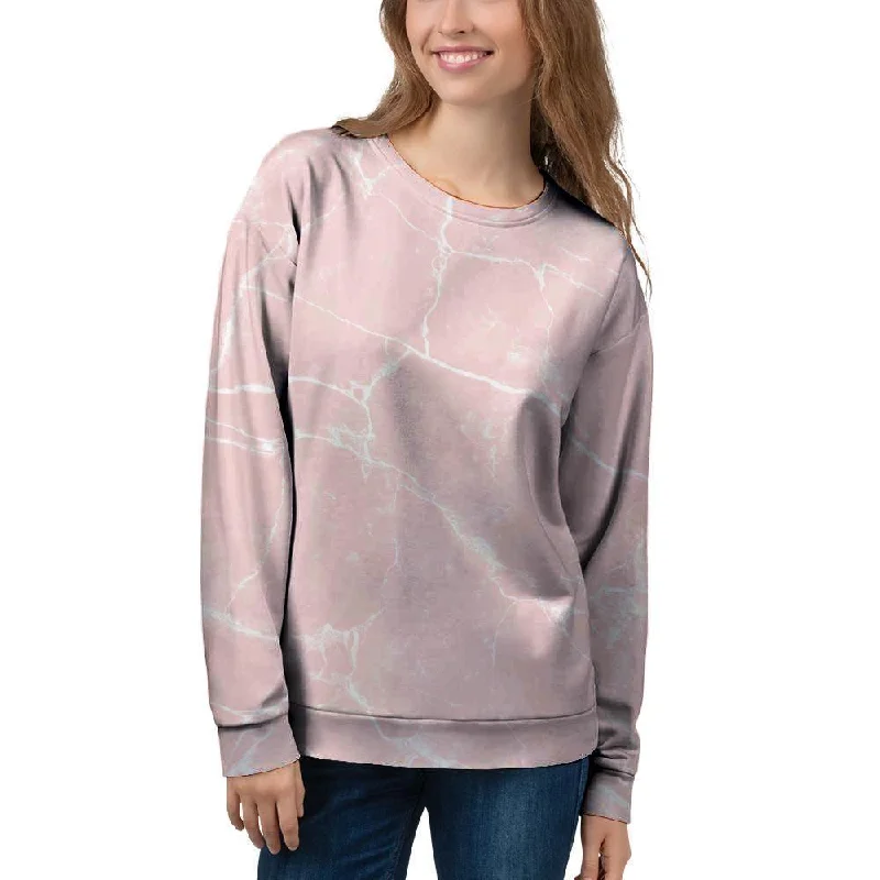 Pink Cracked Marble Women's Sweatshirt Levi's sweaters