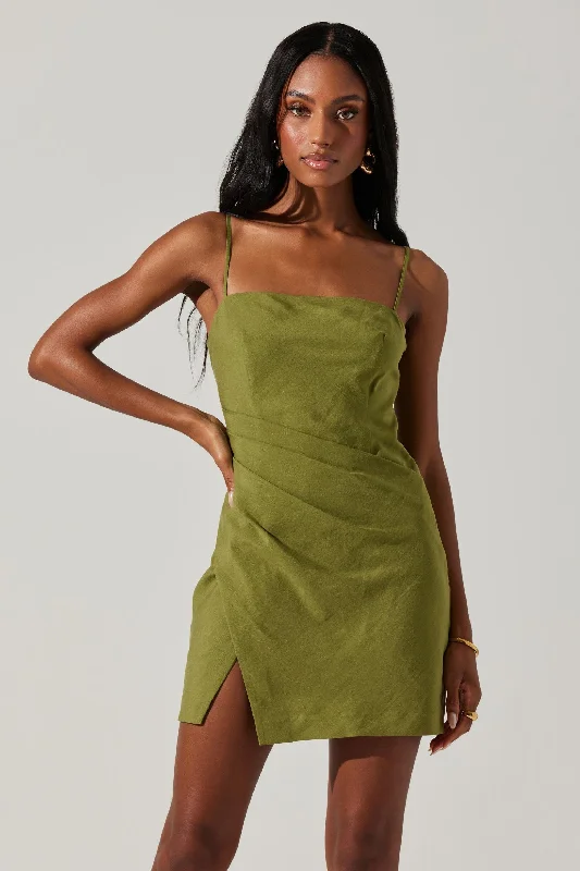 ASTR THE LABEL Isadora Draped Mini Dress Discounted mini dresses