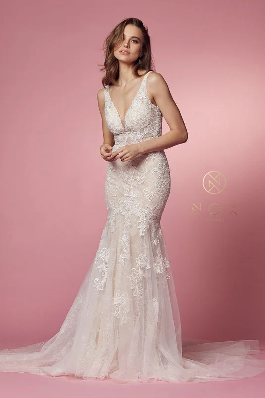 **Nox Anabel's Captivating Lace Gown: Elevate Your Special Moments** Beautiful Bridal Gown