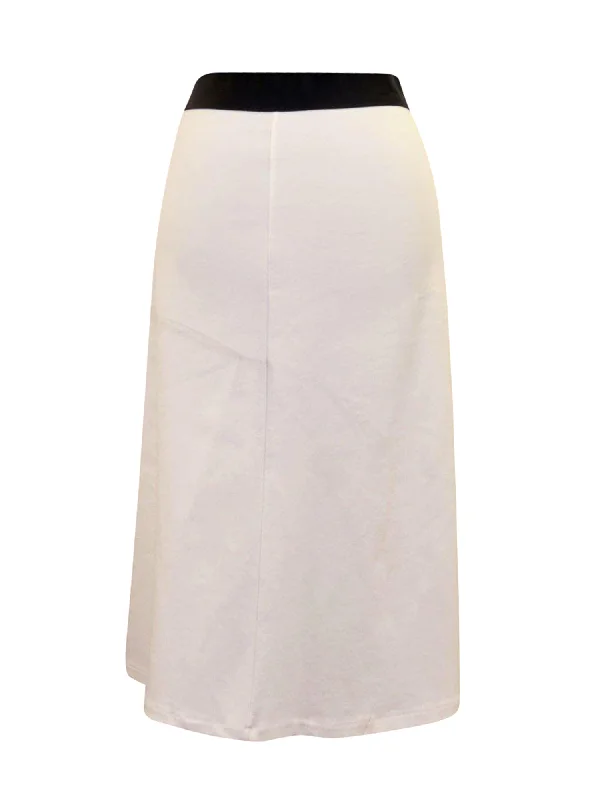 Harriet & Mary Basic White Skirt 25" Chiffon unclassified skirts