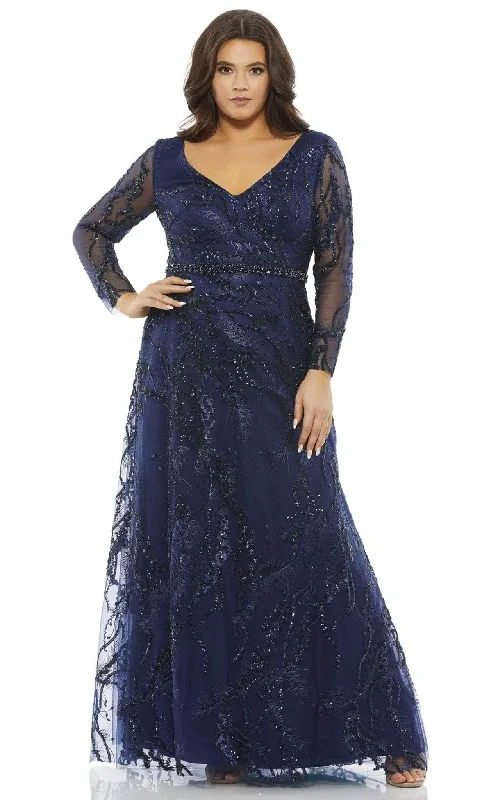 Mac Duggal 67922 - Sequin-Detailed A-line Evening Gown Must-have party dresses for this season