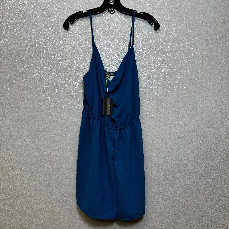 Blue Romper Good Luck Gem, Size M Office unclassified dresses