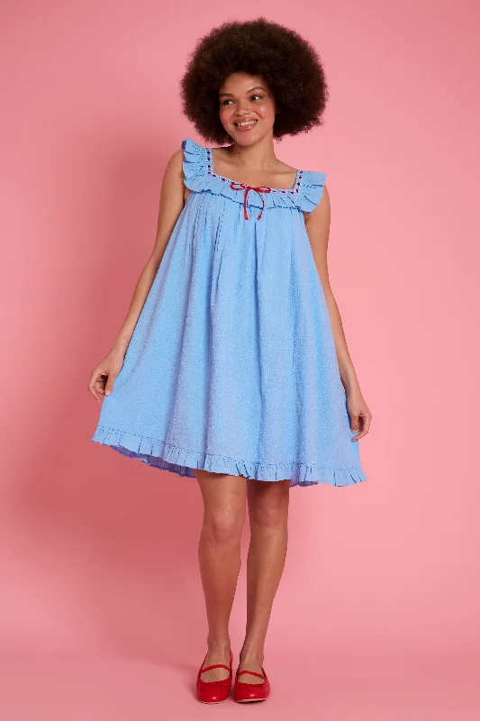 Dilly Bow Cami Smock Dress - Curve Festival unclassified dresses