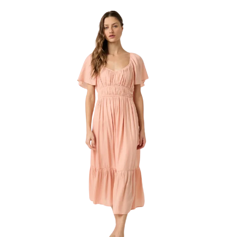 Penelope Dress - Peach Neutral tone unclassified dresses