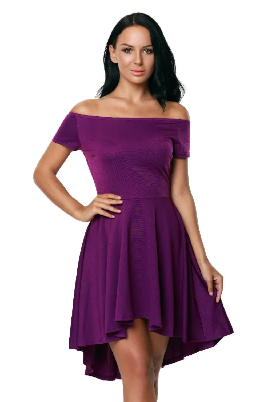 Purple All The Rage Skater Dress Lounge unclassified dresses