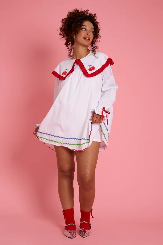 Sicily Embroidery Smock Playsuit Lounge unclassified dresses