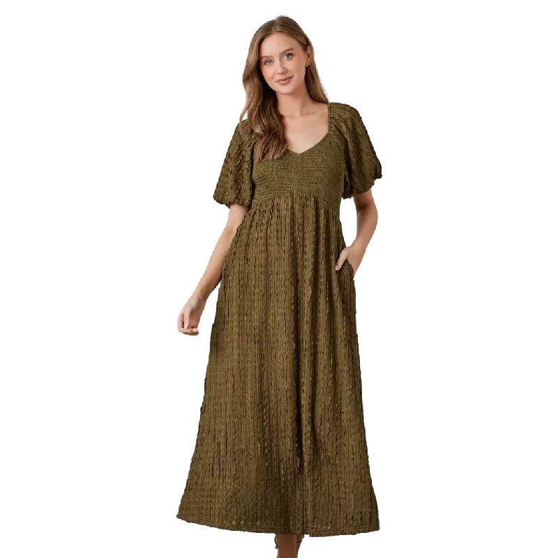 Tallulah Dress - Olive Trendy new unclassified dresses