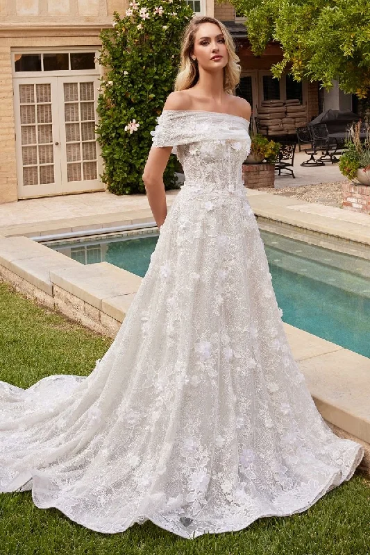 Cinderella Divine's Enchanting Bridal Masterpiece: CD860W A-line unclassified dresses