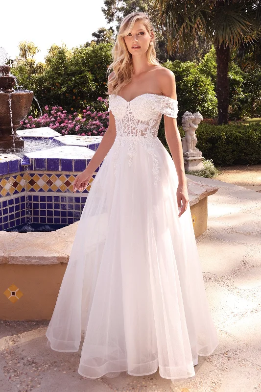 Enchanting Bridal Elegance: Cinderella Divine's CD961W Masterpiece Everyday wear unclassified dresses