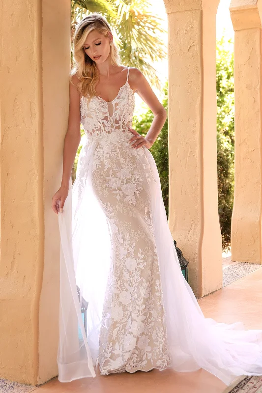 **Ethereal Elegance for Your Bridal Dreams: Cinderella Divine CD931W** Silk unclassified dresses