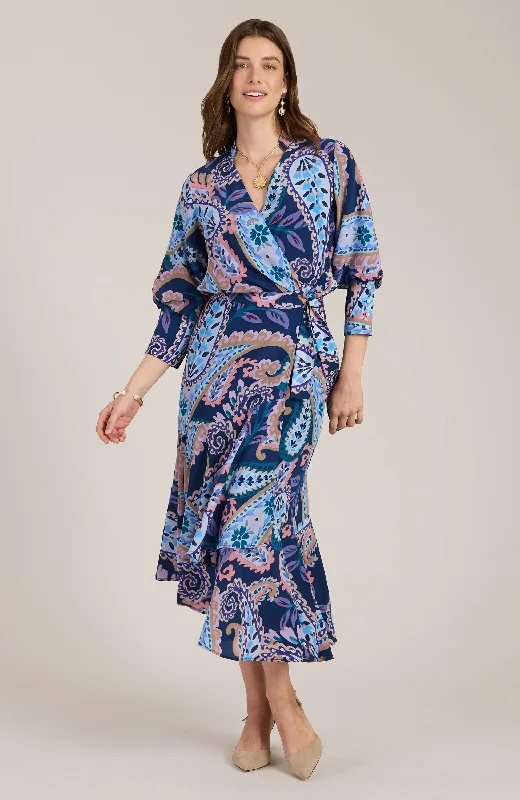 Jules Silk Paisley Dress - Paisley Discounted unclassified dresses