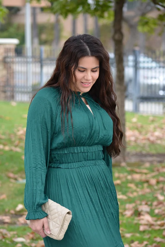 Kennedy Emerald Green Dress Date night unclassified dresses