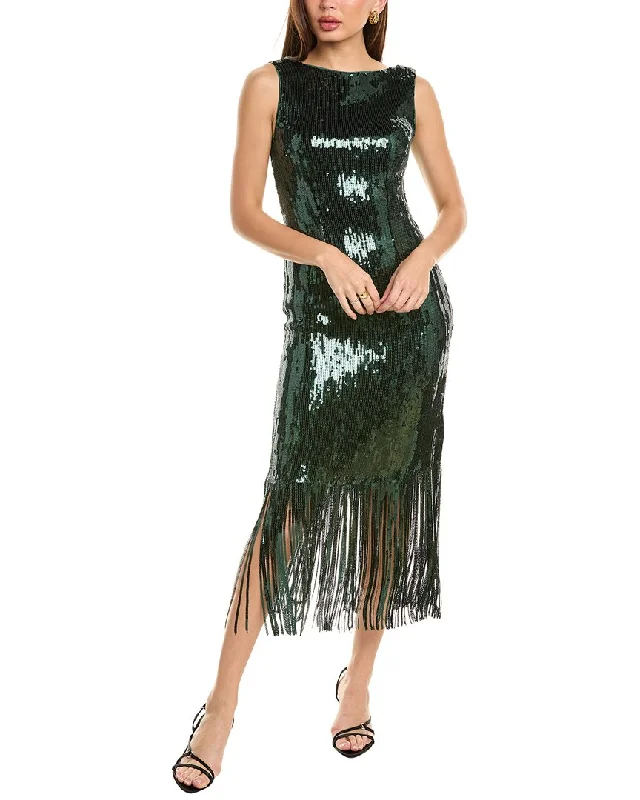 Nanette Nanette Lepore Sequin Midi Dress Embroidered Midi Skirt